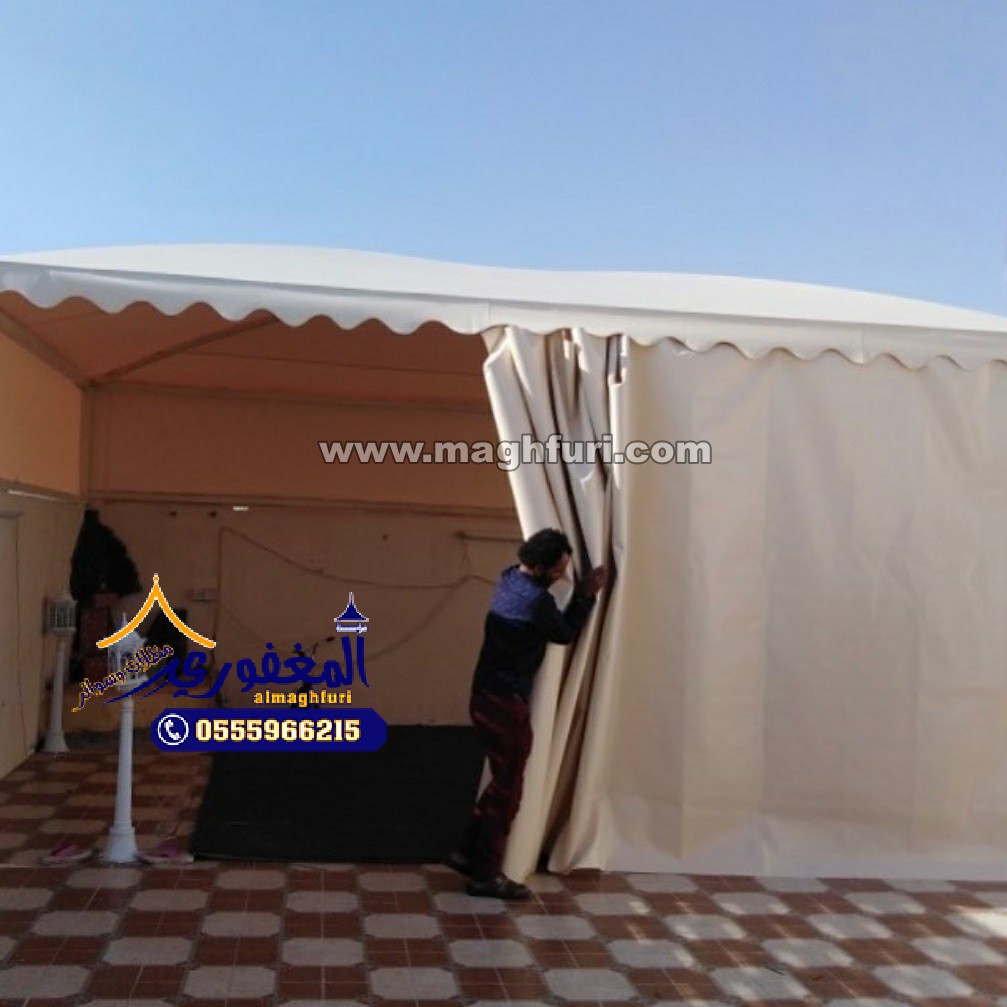 تركيب المظلات